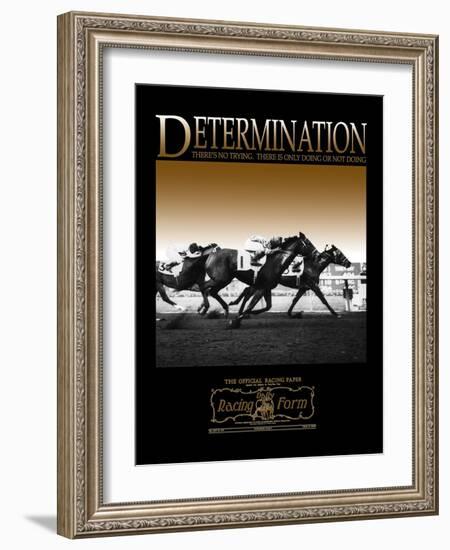 Determination-null-Framed Art Print