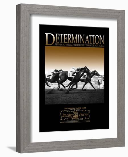 Determination-null-Framed Art Print