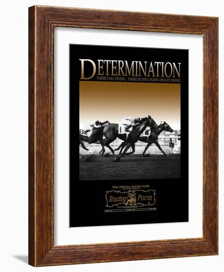 Determination-null-Framed Art Print