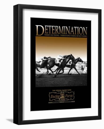 Determination-null-Framed Art Print