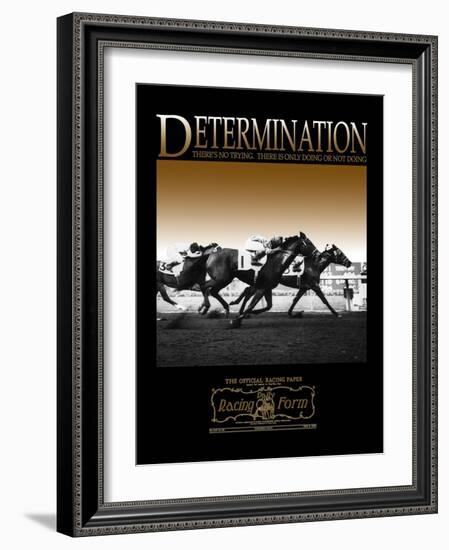 Determination-null-Framed Art Print