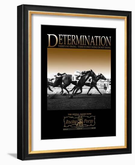 Determination-null-Framed Art Print