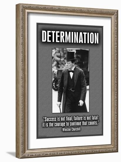 Determination-null-Framed Art Print