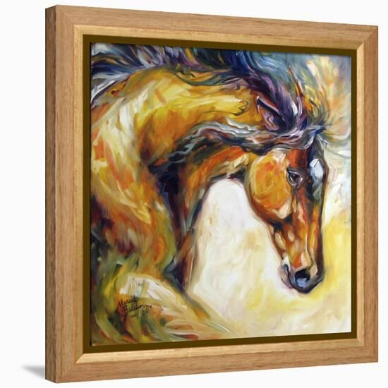 Determined Equine-Marcia Baldwin-Framed Premier Image Canvas