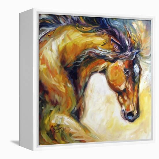 Determined Equine-Marcia Baldwin-Framed Premier Image Canvas