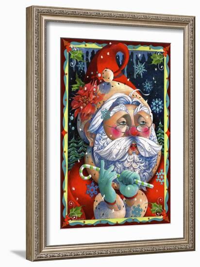 Determining Naughty or Nice-David Galchutt-Framed Giclee Print