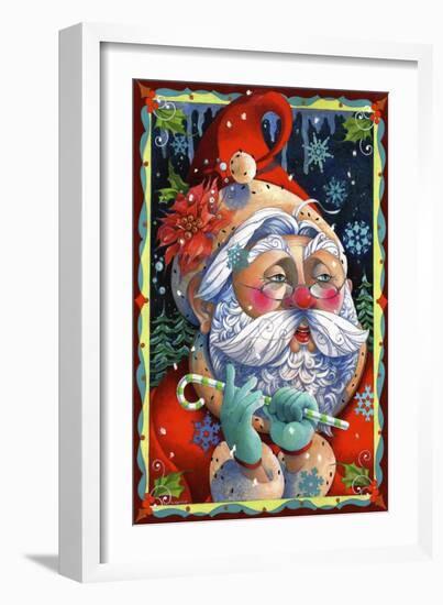 Determining Naughty or Nice-David Galchutt-Framed Giclee Print