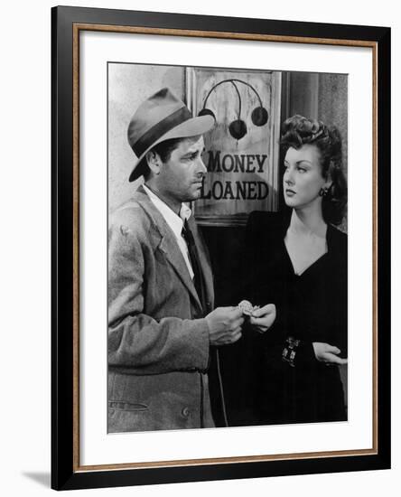 Detour, Tom Neal, Ann Savage, 1945-null-Framed Photo