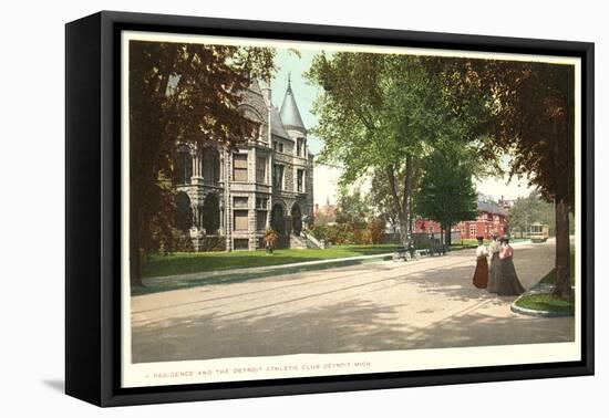 Detroit Athletic Club, Detroit, Michigan-null-Framed Stretched Canvas