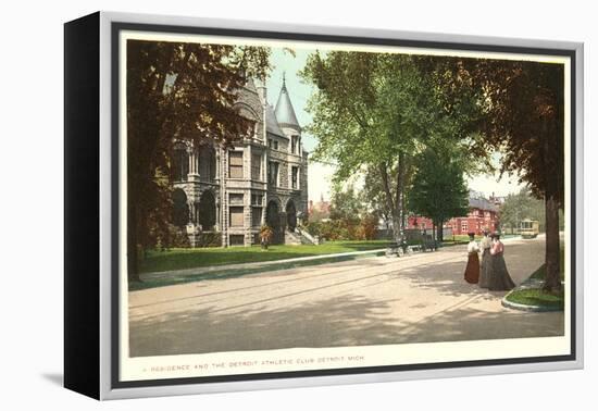 Detroit Athletic Club, Detroit, Michigan-null-Framed Stretched Canvas