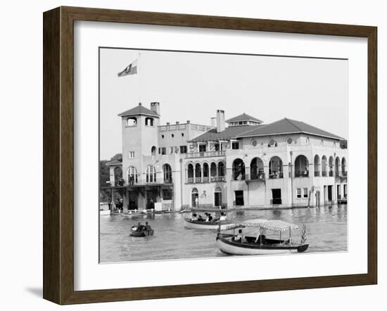 Detroit Boat Club, Belle Isle Park, Detroit, Mich.-null-Framed Photo