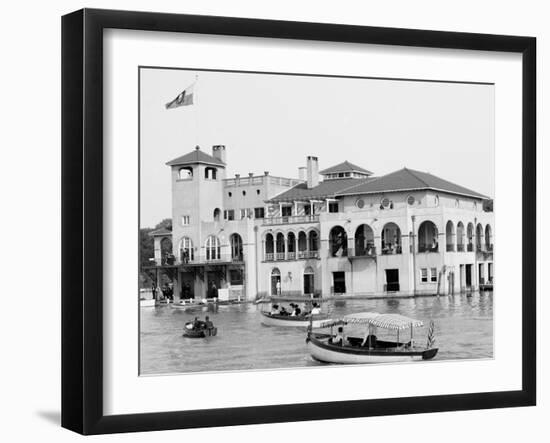 Detroit Boat Club, Belle Isle Park, Detroit, Mich.-null-Framed Photo