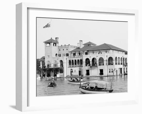 Detroit Boat Club, Belle Isle Park, Detroit, Mich.-null-Framed Photo