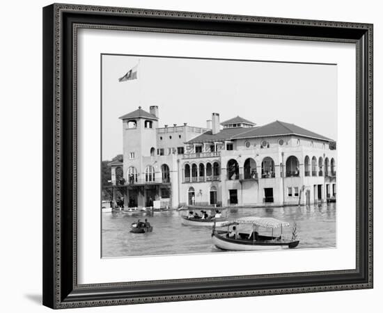 Detroit Boat Club, Belle Isle Park, Detroit, Mich.-null-Framed Photo