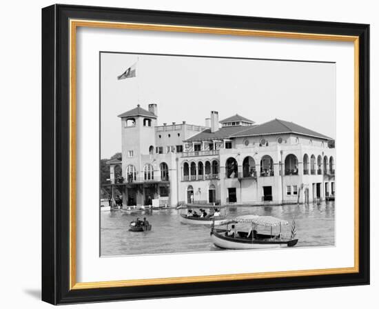 Detroit Boat Club, Belle Isle Park, Detroit, Mich.-null-Framed Photo