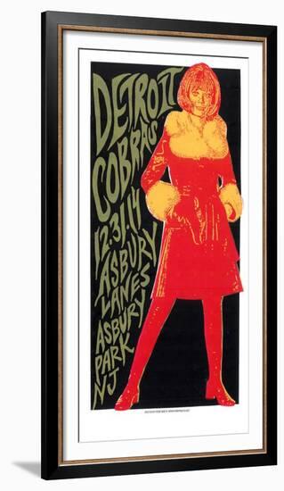 Detroit Cobras Spy-Print Mafia-Framed Serigraph