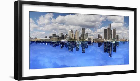 Detroit Day And Night, Detroit, Michigan 07-Monte Nagler-Framed Photographic Print