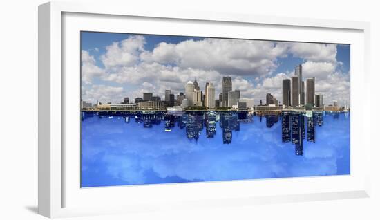 Detroit Day And Night, Detroit, Michigan 07-Monte Nagler-Framed Photographic Print