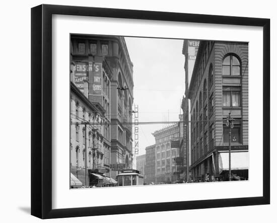 Detroit, Mich., Gratiot Avenue from Woodward-null-Framed Photo