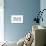 Detroit, Michigan - 313 Area Code (Blue)-Lantern Press-Framed Stretched Canvas displayed on a wall