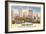 Detroit, Michigan, Automobile Capital of the World-null-Framed Art Print