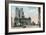 Detroit, Michigan - Cadillac Square, View of Soldier's Monument and Exterior View of City Hall-Lantern Press-Framed Art Print