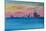 Detroit Michigan Skyline At Lake Erie-Markus Bleichner-Mounted Art Print