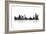 Detroit Michigan Skyline BG 1-Marlene Watson-Framed Giclee Print