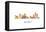 Detroit Michigan Skyline-Marlene Watson-Framed Premier Image Canvas