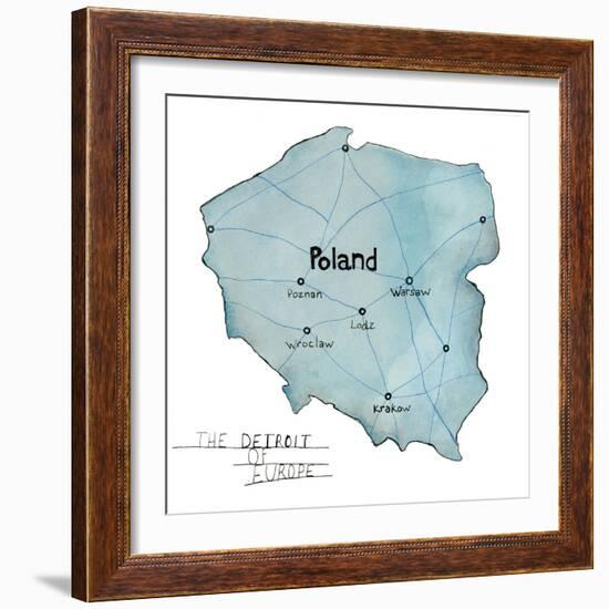 Detroit of Europe-Stacy Milrany-Framed Art Print