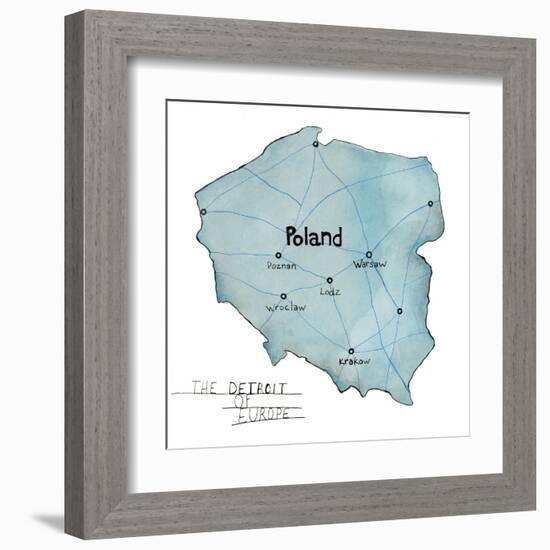 Detroit of Europe-Stacy Milrany-Framed Art Print