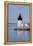 Detroit River Lighthouse, Wyandotte, Detroit River, Lake Erie, Michigan, USA-Cindy Miller Hopkins-Framed Premier Image Canvas