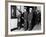 Detroit Workers Line Up at the New Chrysler Emergency Bank at Tellers Window-null-Framed Photo