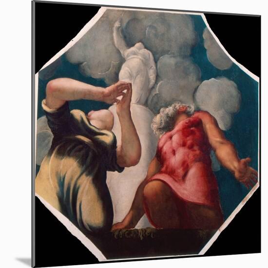 Deucalion and Pyrrha-Jacopo Tintoretto-Mounted Giclee Print