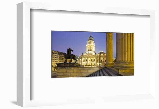 Deutscher Dom on Gendarmenmarkt, Berlin, Germany-null-Framed Art Print