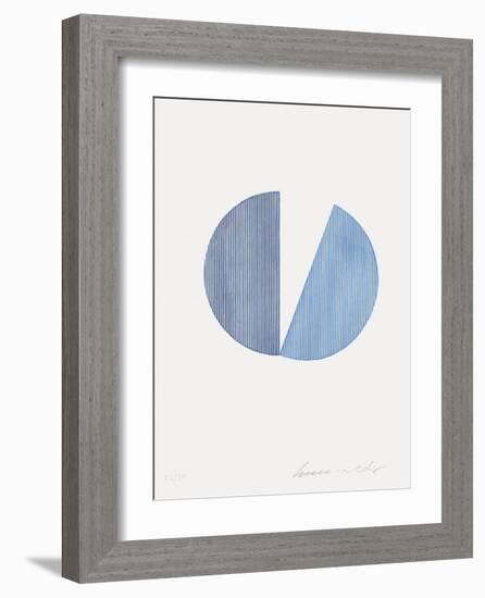 Deux bleus-Servulo Esmeraldo-Framed Premium Edition