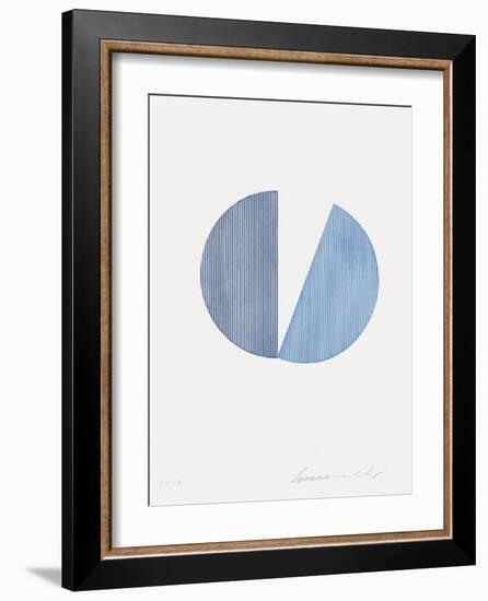 Deux bleus-Servulo Esmeraldo-Framed Premium Edition