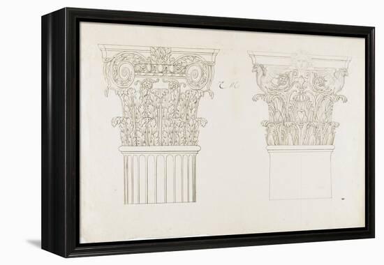 Deux chapiteaux-Charles Le Brun-Framed Premier Image Canvas