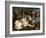 Deux chiens de chasse attachés à une souche-Jacopo Bassano-Framed Giclee Print