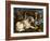 Deux chiens de chasse attachés à une souche-Jacopo Bassano-Framed Giclee Print