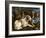 Deux chiens de chasse attachés à une souche-Jacopo Bassano-Framed Giclee Print