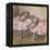 Deux danseuses roses-Edgar Degas-Framed Premier Image Canvas