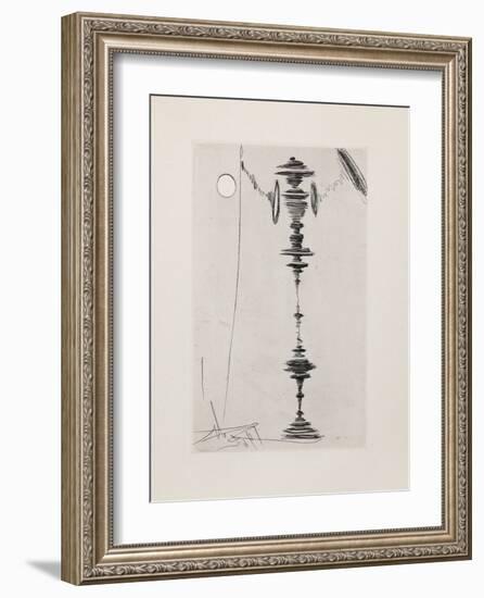 Deux Fatraises (Spinning Man)-Salvador Dalí-Framed Collectable Print