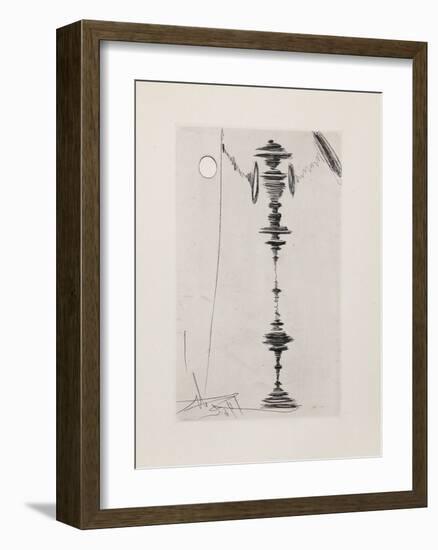 Deux Fatraises (Spinning Man)-Salvador Dalí-Framed Collectable Print