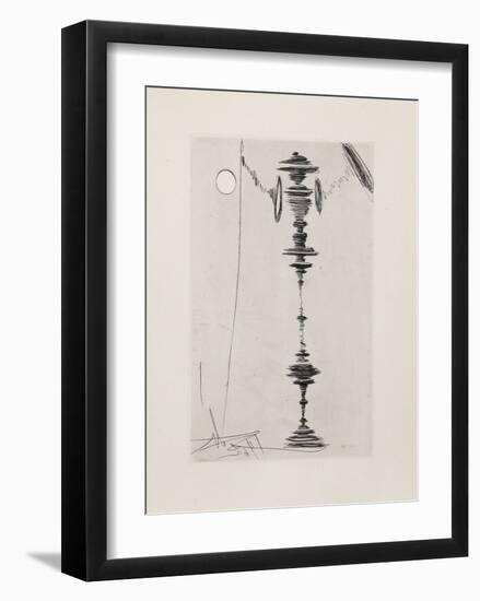 Deux Fatraises (Spinning Man)-Salvador Dalí-Framed Collectable Print