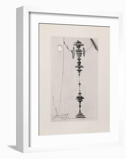 Deux Fatraises (Spinning Man)-Salvador Dalí-Framed Collectable Print