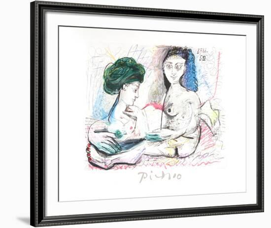 Deux Femmes Nues-Pablo Picasso-Framed Collectable Print