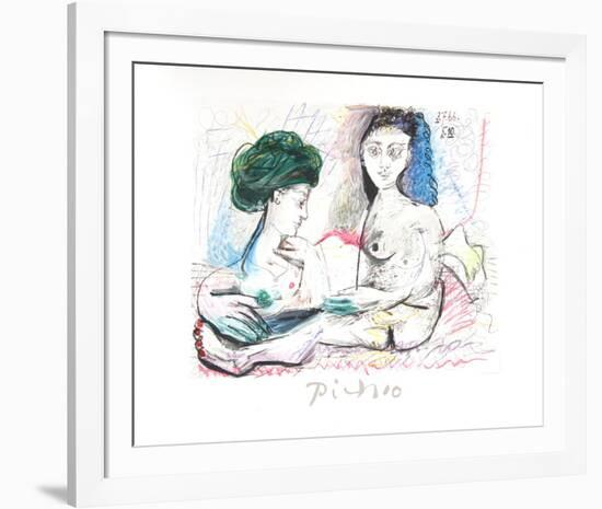 Deux Femmes Nues-Pablo Picasso-Framed Collectable Print