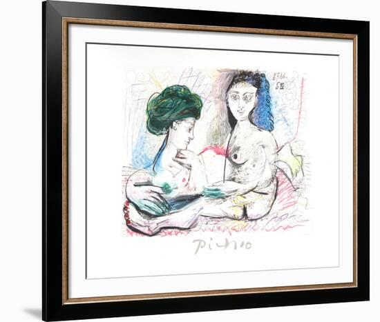 Deux Femmes Nues-Pablo Picasso-Framed Collectable Print