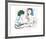 Deux Femmes Nues-Pablo Picasso-Framed Collectable Print